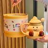 Подарочная коробка с кружкой-какашкой из мультфильма, оригинальный подарок на день рождения, подарок для девушки