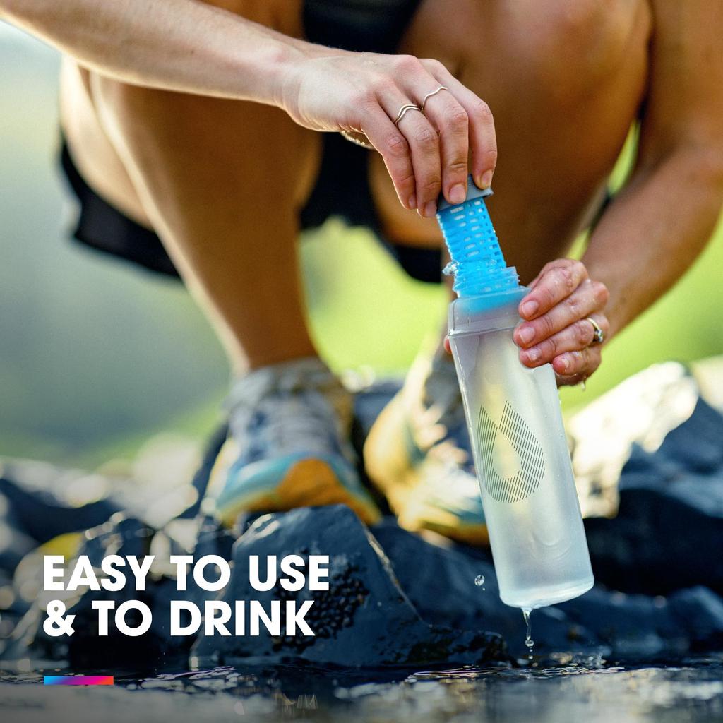 HydraPak Ultra Flask 500ml Filter Clear + Kit,