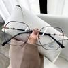 TR90 Polygonal Large Frame Plain and Versatile Anti-Blue Light Glasses Xiaohongshu Internet Celebrity Women’s Myopia Glasses Frame