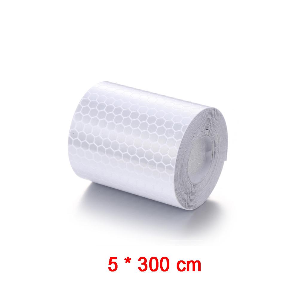 5cm 1/3/5/10M/20M 1PC Warning Light Reflector Protective Sticker Reflective Film Car Reflective Safety Strip Stickers