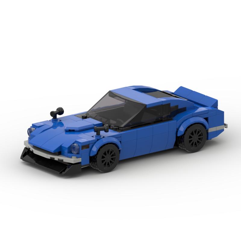 MOC Fairlady 240Z Скоростной Автомобиль JDM Городской Транспорт Гонщик Строительные Блоки Кирпичики Креативный Гараж Игрушки Для Взрослых Мальчиков Подарки