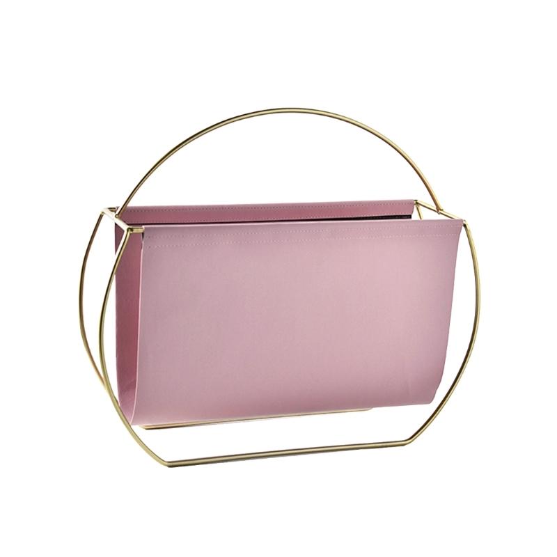 Настольный держатель для журналов, металлический каркас, полка для газет для дома X3UC