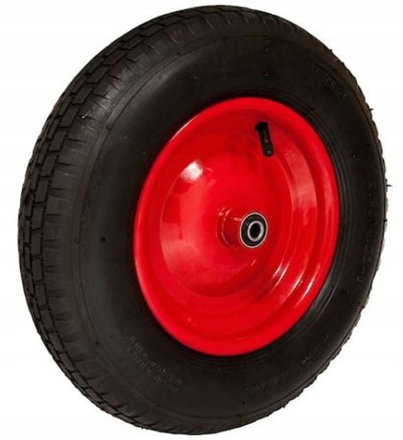 Pneumatic Wheel with Smooth Ball Bearing