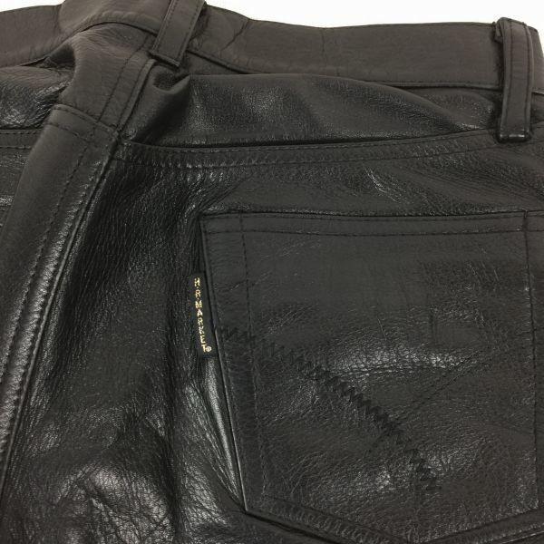 H.R.MARKET Hollywood Ranch Market Кожаные брюки райдеры Черные размер 28(ИСПОЛЬЗОВАЛ)