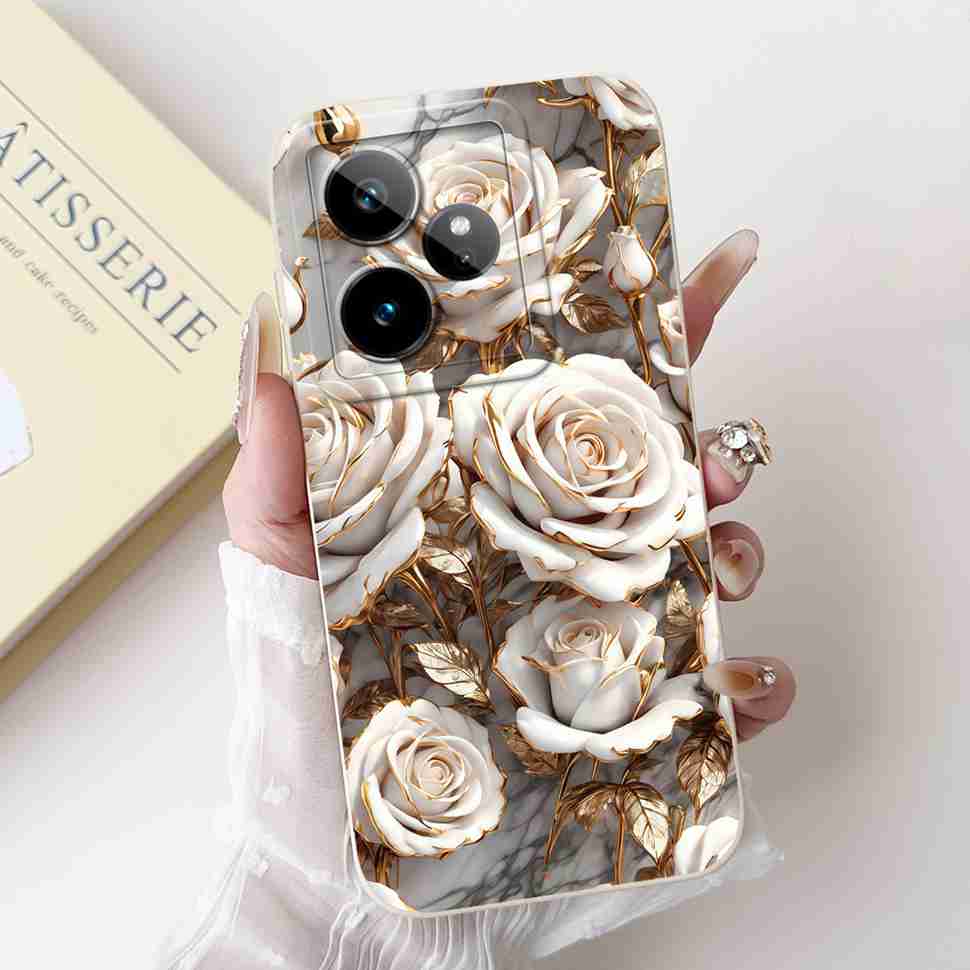 For Realme GT 7 5G RMX5061 Case Popular Butterfly Print Soft Silicon Back Cover For Oppo Realme GT7 5G 6.78" Phone Shell Coque