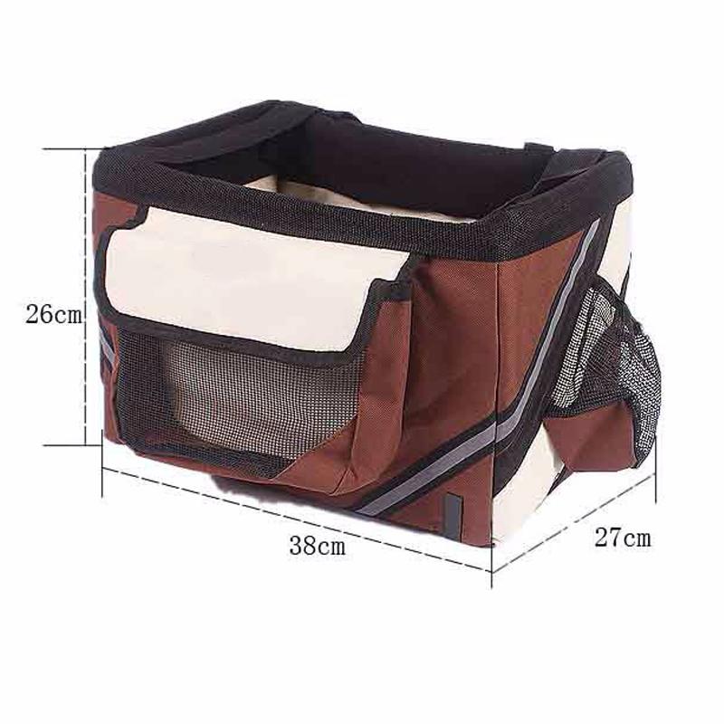 Bicycle Pet Carrier Baskets Pouch Bicycle Front Bag Aluminum Alloy Cycling Frame Front Puppy Cat Dog Carrier Bags Pet Carriers
