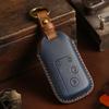 [Kinotaka] Genuine Leather Smart Key Case for Honda Odyssey Step Wagon Accord Elysion Insight CR-Z Freed CR-V Stream Fit Zest Life 4-button Leath