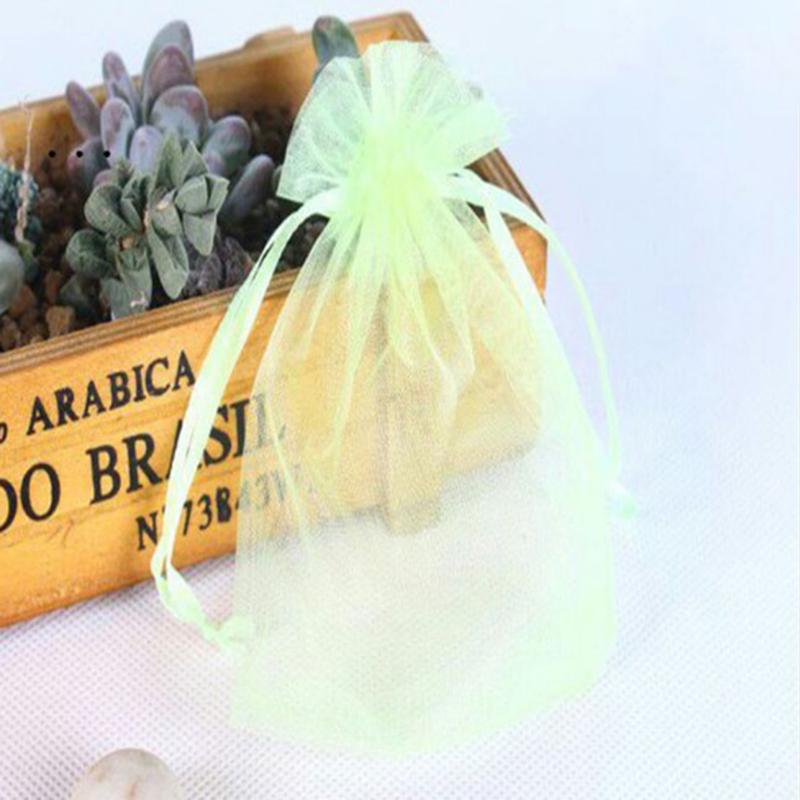 100 шт. свадебный рождественский подарок вытягиваемые органзовые мешочки ювелирные изделия упаковка дисплей