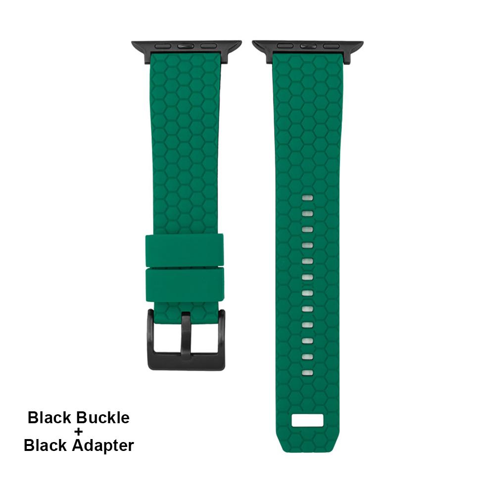 Силиконовый ремешок с сотовой текстурой для Apple Watch Band 45мм 44мм 41мм 40мм 42мм Браслет для iWatch Series 7 6 SE 5 4 3 Ремешок для часов
