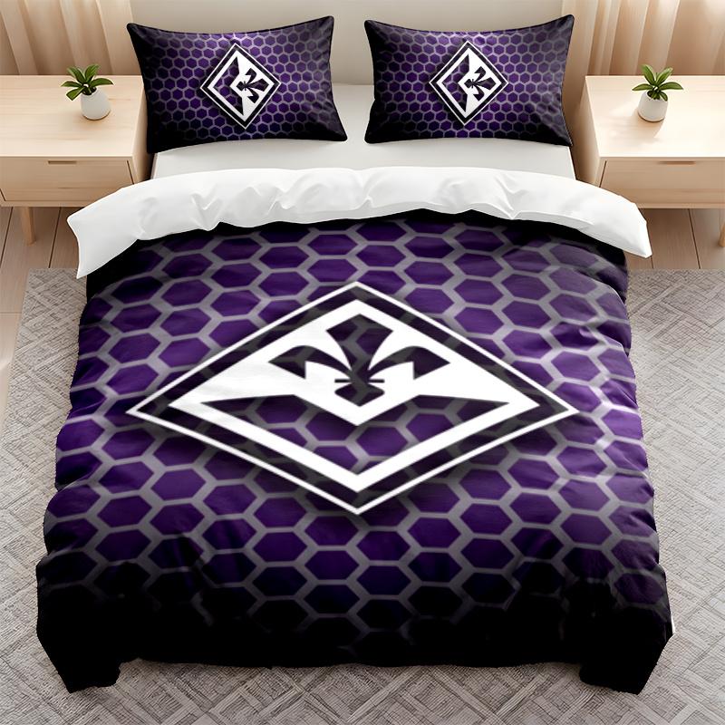 ACF Fiorentina 3PC Bedding Set Print Duvet Cover with Two Pillowcases Home Bedroom Decoration festival gift