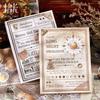 Подарочная коробка серии «Мусорный журнал»: Ретро набор материалов для DIY коллажа 4 стиля