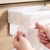 1-10 шт. складной держатель для мусорных мешков настенный мусорный стеллаж экономит место подвесная стойка для ванной комнаты кухни стеллаж для хранения без сверления
