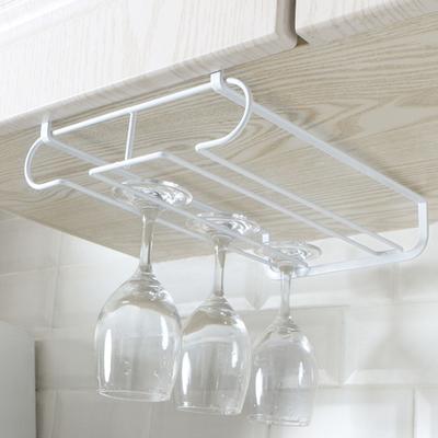 Держатель для бокала для вина Подвесная барная вешалка Стальная полка для вина Полка для хранения шампанского