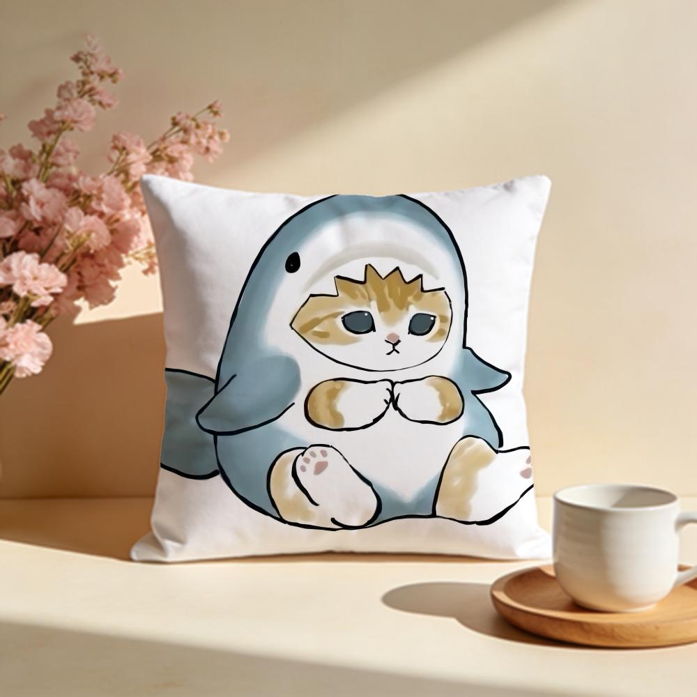 Popular MMofusanded Cushion Cover Stylish Washable Pillow Cover Ideal for Couch Bedroom Car Decoration