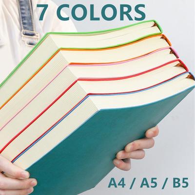 7 цветов A4/A5/B5 Ультратолстый мягкий кожаный чехол для ноутбука для офиса/бизнеса/учебы Водонепроницаемый и износостойкий ноутбук