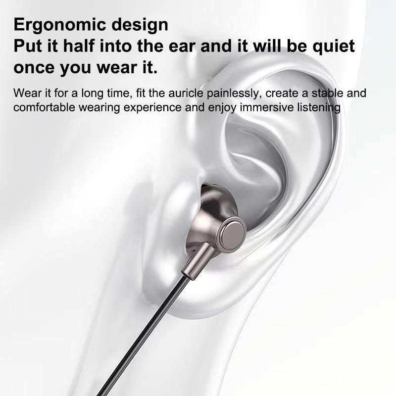 Neckband Clip Bluetooth Earphones IPX4 Sweatproof Clear Call Headset with Digital Display for Daily Commute