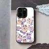 Buriburizaemon Pig Phone Case For IPhone 17 Air 16 E Pro Max 15 14 13 Mini 12 Pro 11 Max Plus Black Glass Cover
