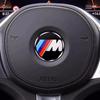 For BMW E46 E90 E60 Car Sticker 1Pcs 45mm Car Steering Wheel Badge Emblem Sticker Auto-Styling For BMW E36 E46 E53 E90 E60 E61 E93 E87 X1 X3 X5 X6 FW1