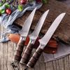 Кованый обвалочный нож Нож мясника из нержавеющей стали Тесак для мяса Нож для нарезки Кухонные ножи шеф-повара с ножнами