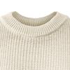 Fashion Women's Solid Color Long Sleeve Loose Round Neck Knitted Sweater Top