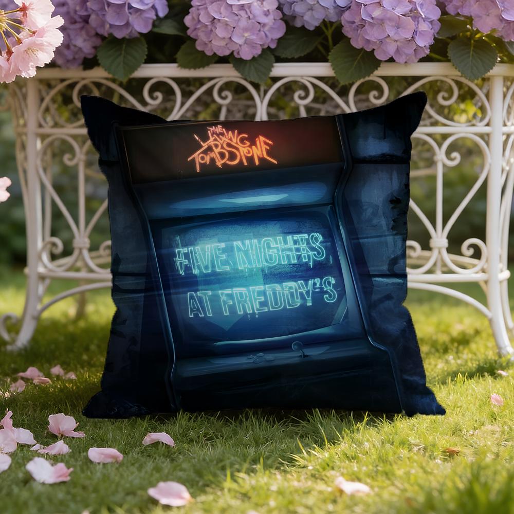 The Living band T-Tombstone Cushion Cover Home & Car Dual-Scene Pillow Cover: Reversible for Premium Comfort