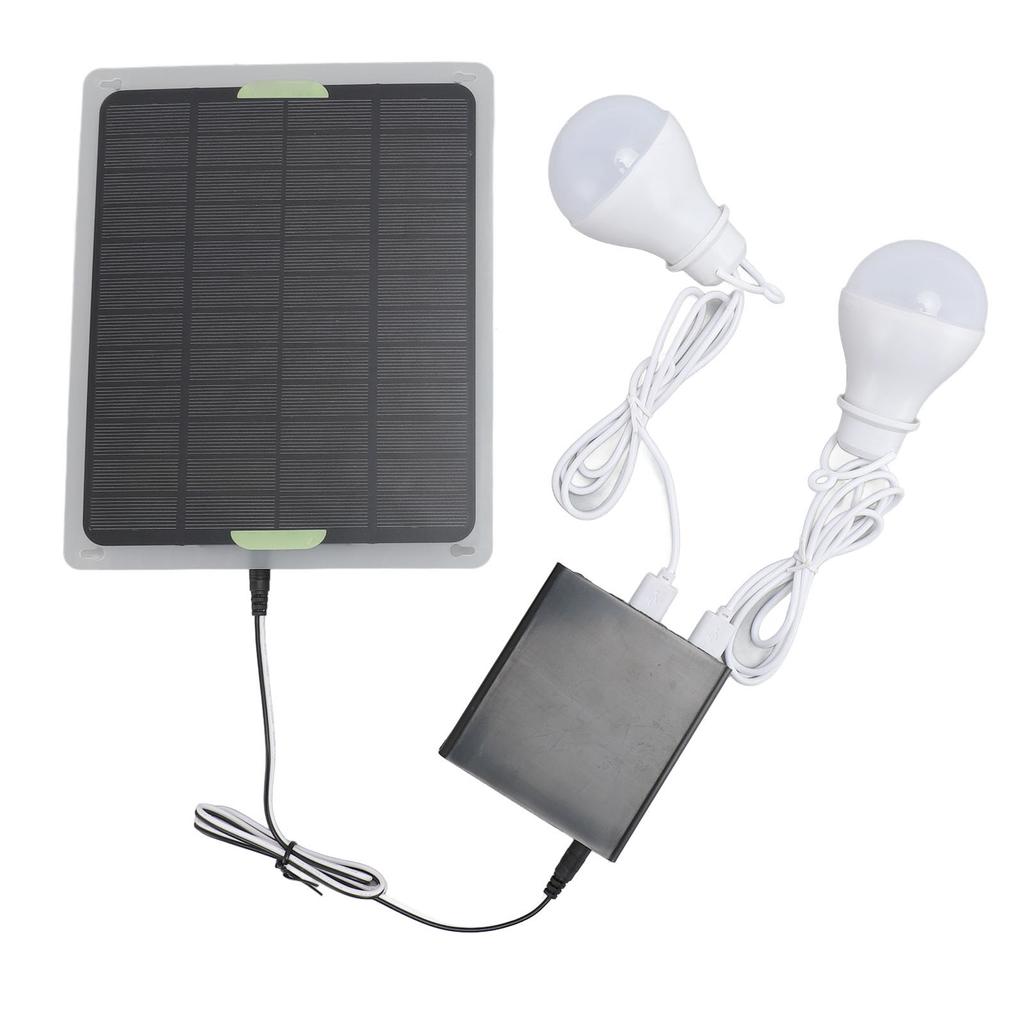 Solar Light Bulbs Outside Portable Outdoor Rechargeable LED Tent Waterproof Camping Lamps