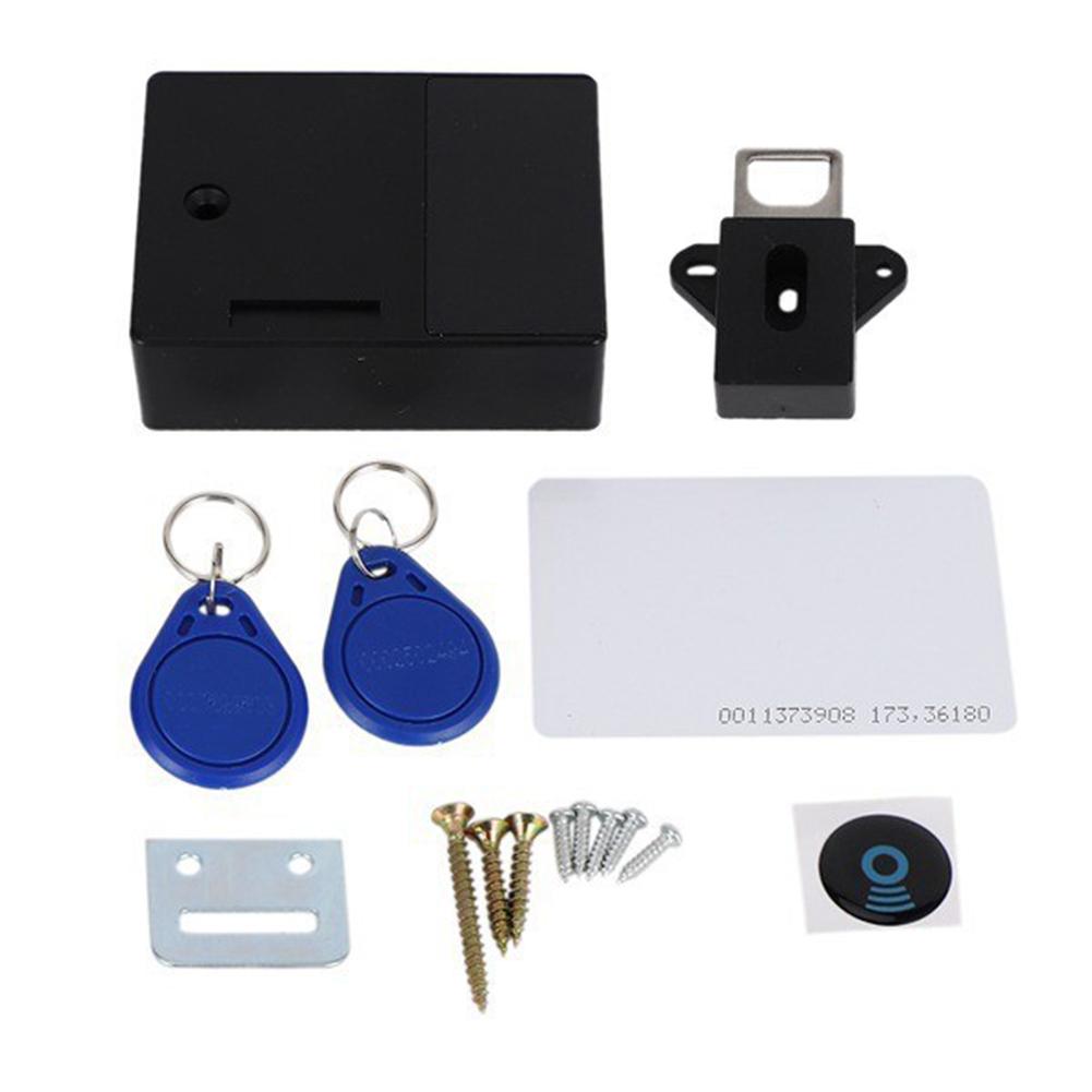 Invisible Cabinet Lock RFID Sensor Smart Drawer Security Keyless File Cabinet Locks Anti-theft Device