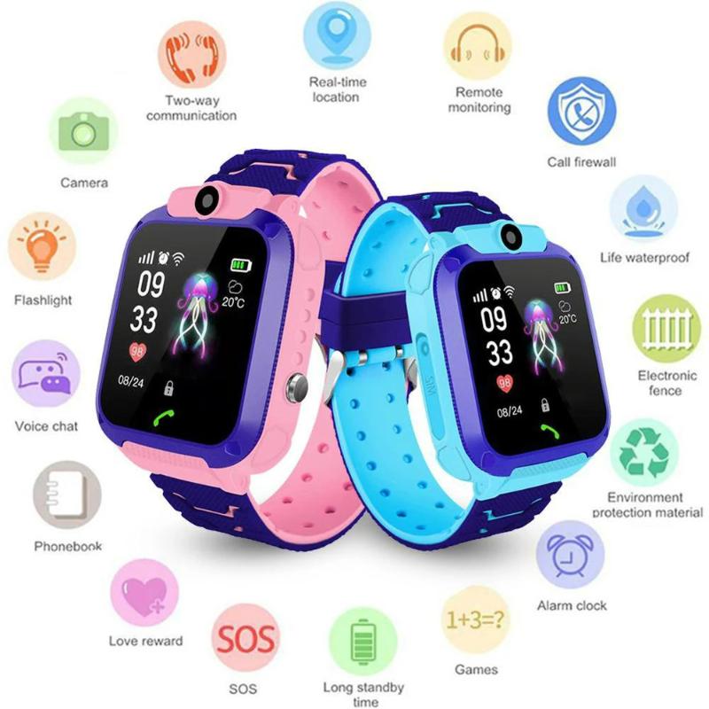Children’s Waterproof Smartwatch - GPS Tracker, SOS Emergency Call & Geo-Fence (Ideal Birthday Gift)