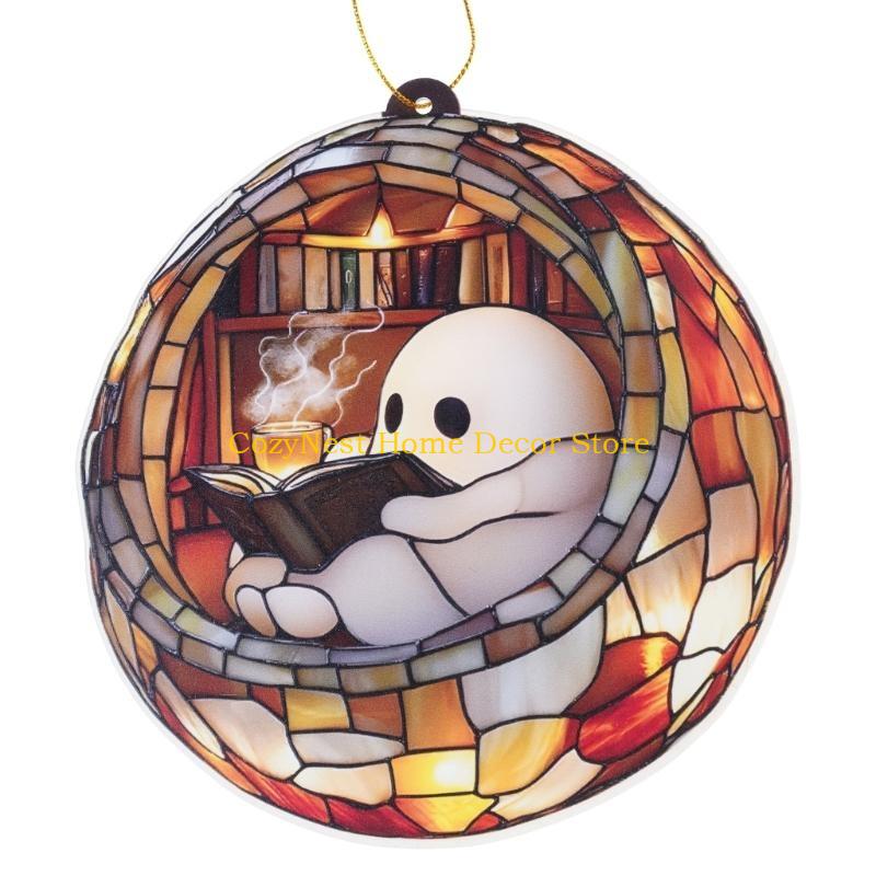 92MF Bright Painted Halloween Window Display Fall Festival Decors For Home Garden Decoration