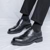 Black Men Suit Shoes Party Men's Dress Shoes 2024 Italian Leather Zapatos Hombre Formal Shoes Men Office Sapato Social Masculino