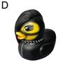 Gothic Satan Duck Statue Goth Punk Duck Sculpture Rock Duck Figurine Decor Collectible Figurines Satanic Duck Tabletop Ornaments