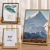 Acrylic Screen Picture Holder Gold Black Photo Display Nordic Metal Photo Frame  Plant Specimen