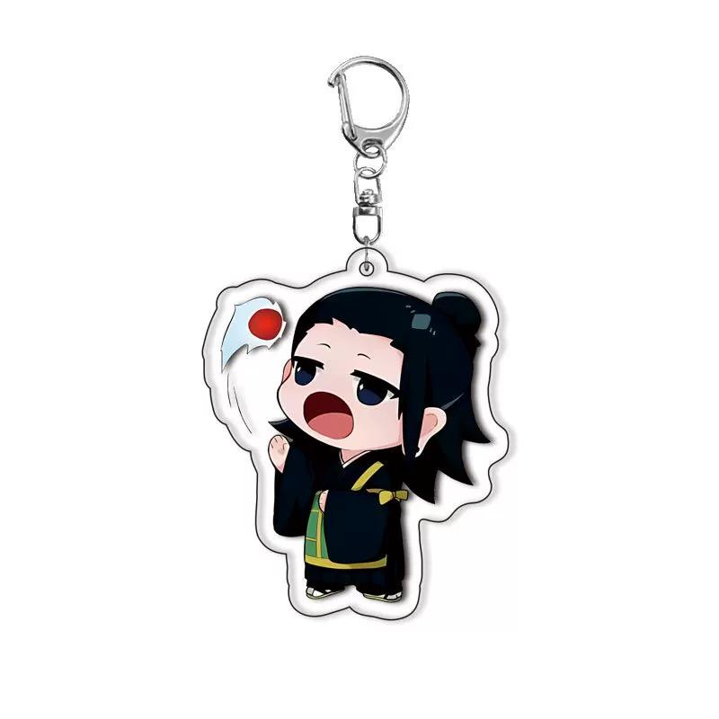 Cute Jujutsu Kaisen Yuji Megumi Acrylic Keychain, High-end Student Bag Pendant Gift