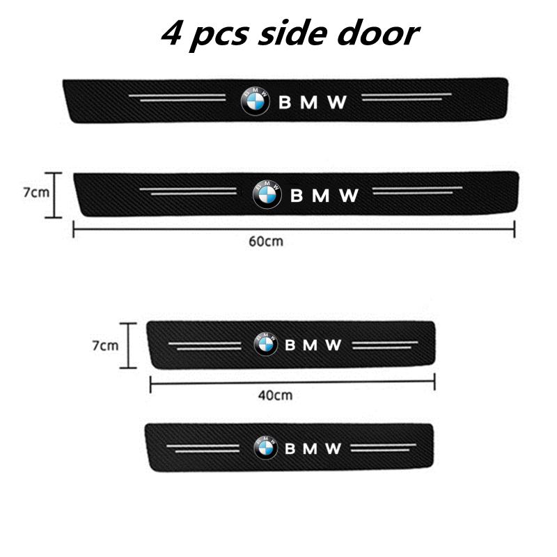 BBJC8 Carbon Fiber Car Sticker Car Door Protective Strip For BMW F10 F11 F20 F30 X3 X4 X5 X6 X7 E46 E36 E39 E60 E53 E87 E90 G30 G20
