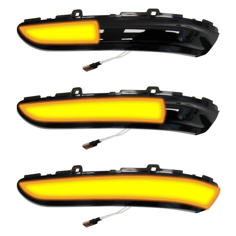 Dynamic Turn Signal Blinker Side Mirror Indicator Light Lamp for Peugeot 208 2008 12’-22 Citroen C3 MK3 C4 Cactus Opel Corsa F