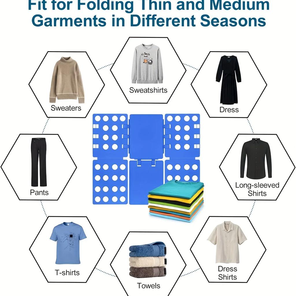 Пластиковая складная доска для одежды, простая и быстрая детская папка для белья, складная доска для рубашек, инструмент для домашнего хранения для детей и взрослых