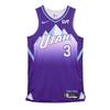 Dri-Fit NBA Сезон 2024-25 Юта Джаз Keontae George №3 Swingman Свитшот с V-образным вырезом Удобная Баскетбольная Майка Мужская майка FQ4363-507