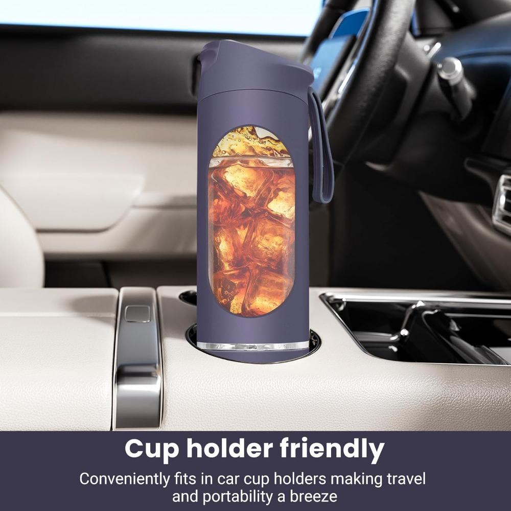 Portable electric blender, USB interface, 500ml portable juicer, smoothie and cream blender