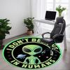 1PC Alien Pattern Chair Carpet for Office, Indoor Non-Slip Washable  Carpet, Soft Comfortable Mat For Office Room yy250930082