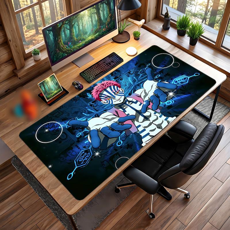 Demon Slayer Printed Mouse Pad Non-Slip Waterproof Rubber Desk Mat for Gaming Office Laptop Home Decor Gift
