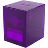 GameGenic Deck Box: Bastion XL Purple (100ct) ? Durable and Sturdy TCG, OCG Card Storage ? Compatible with Pokemon Yugioh Commander and MTG Magic: The