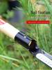 Large Outdoor Manganese Steel Weed Scythe - Long Handle Sickle for Grass Cutting and Corn Harvesting