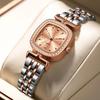 Кварцевые часы для женщин, женские, платье, повседневные, наручные часы, ремешок из сплава, браслет