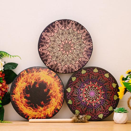 1 комплект шаманский барабан с голенью праздничное украшение в этническом стиле богемный маленький звуковой целитель барабан ударный инструмент