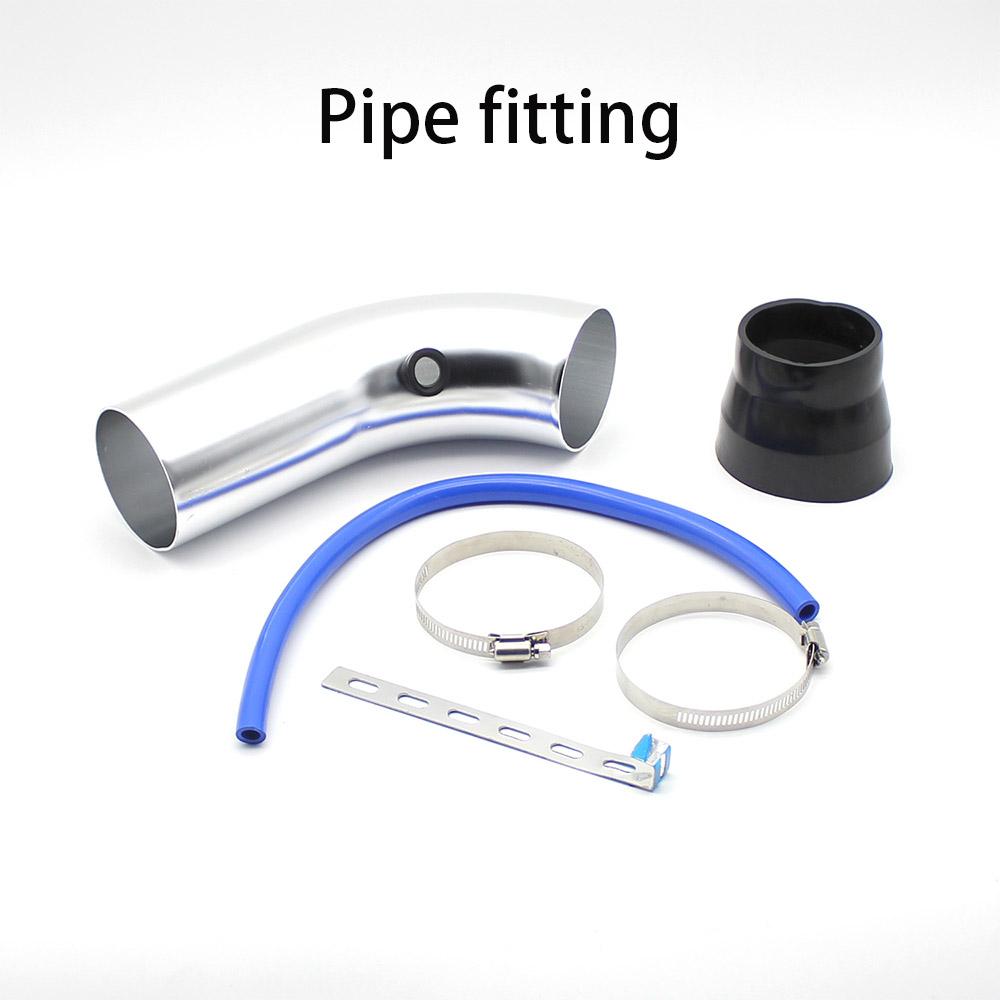 76mm Universal Car Racing Cold Air Intake System Turbo Induction Pipe Tube Kit Cone High Flow Performace Air Filter Inlet