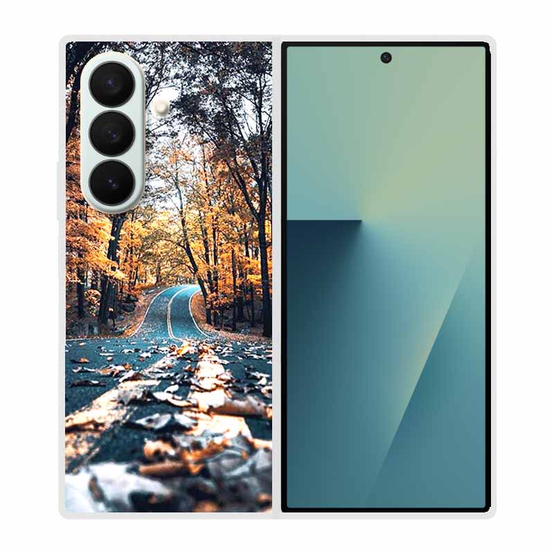 Чехол For Samsung Galaxy Fold 7 Чехол Крутое Космическое Животное Прозрачные Жесткие Чехлы для Телефона для Galaxy Z Fold7 5G 2025 Задняя Крышка Z fold7 Capa