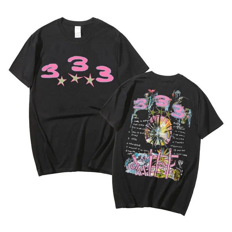 Bladee 333 Hip Hop Oversized Trend Skate Drain Gang Футболка Harajuku Футболка унисекс Унисекс Женская мода Повседневные футболки с короткими рукавами