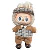 For 17cm Labubu Doll Clothes Fashion Clothes Retro Dress Doll Clothes Color Match Shirts Dolls Accessories Cute Decoration Little Clothes