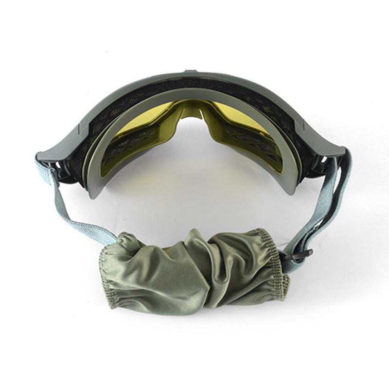 1 комплект тактических очков, военные солнцезащитные очки, 3 линзы, ветрозащитные очки для армейского мотоцикла