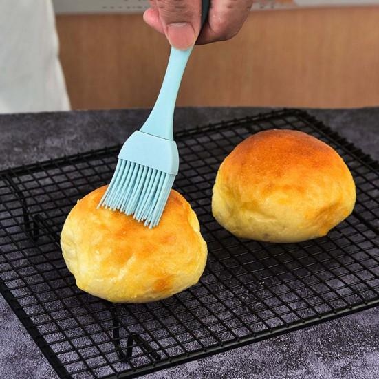 Силиконовые кухонные щетки для наметки, набор из 2 предметов, масляные щетки высокой прочности, принадлежности для гриля и выпечки